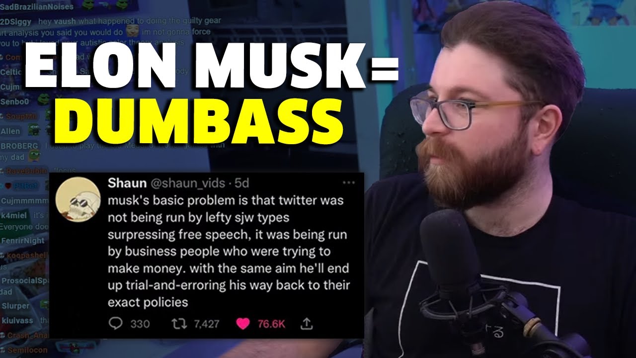 Shaun’s Tweet Perfectly Showcases Elon Musk’s STUPIDITY